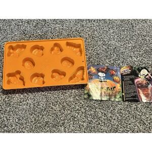New Vintage Halloween Jell-O‎ Jigglers Gelatin Molds Boo Cat Ghost W Recipe Book